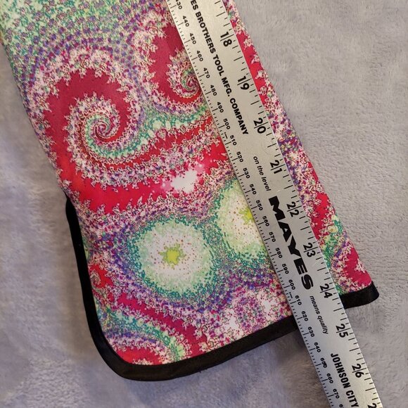 Mesmerize jacket woems L satin oriental formal colorful Party Bold mandarin fun - Picture 13 of 16